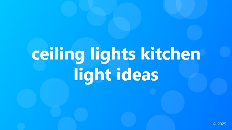 ceiling lights kitchen light ideas