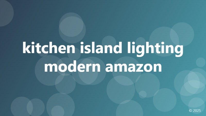 kitchen island lighting modern amazon