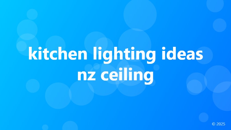kitchen lighting ideas nz ceiling