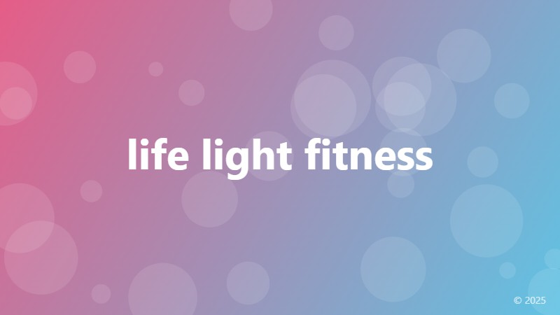 life light fitness