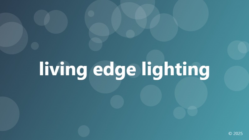 living edge lighting