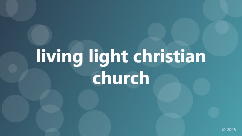 living light christian church