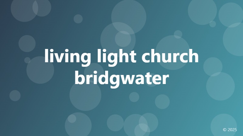 living light church bridgwater