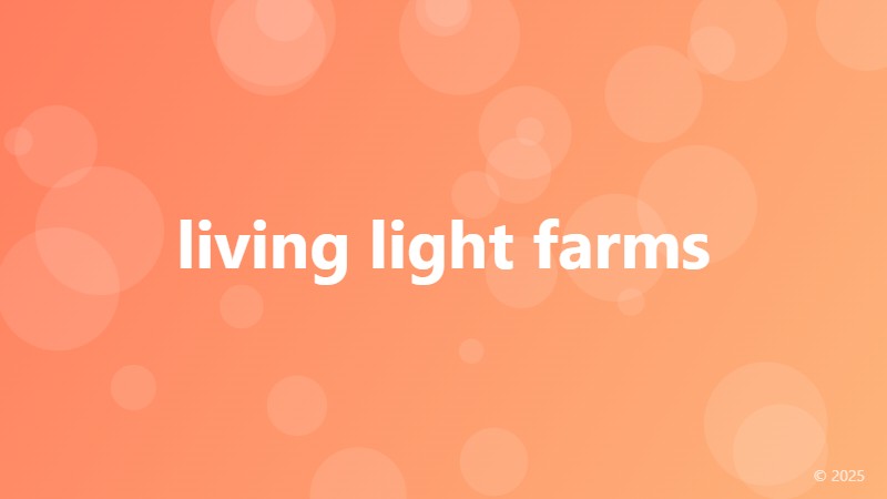 living light farms